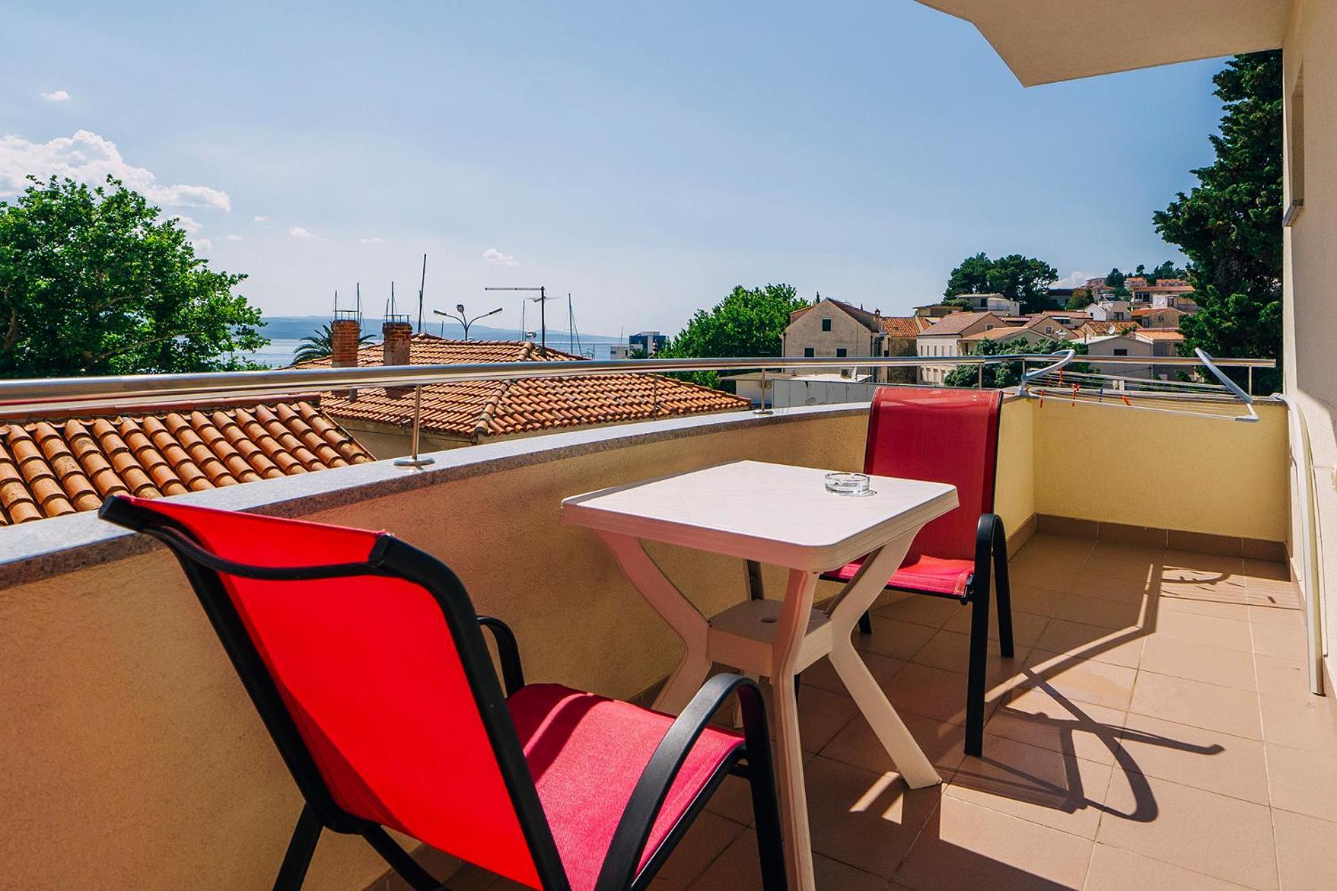 Ferienwohnung Luxur Centar With Sea View Terrace Baška Voda Exterior foto