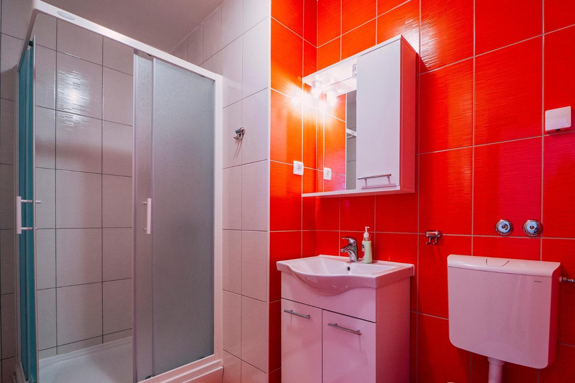 Ferienwohnung Luxur Centar With Sea View Terrace Baška Voda Exterior foto